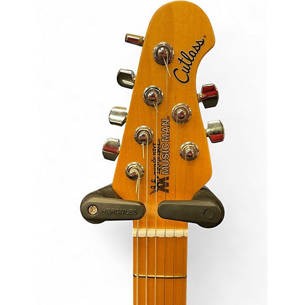 Used Ernie Ball Music Man Cutlass Olympic White Solid Body Electric Guitar