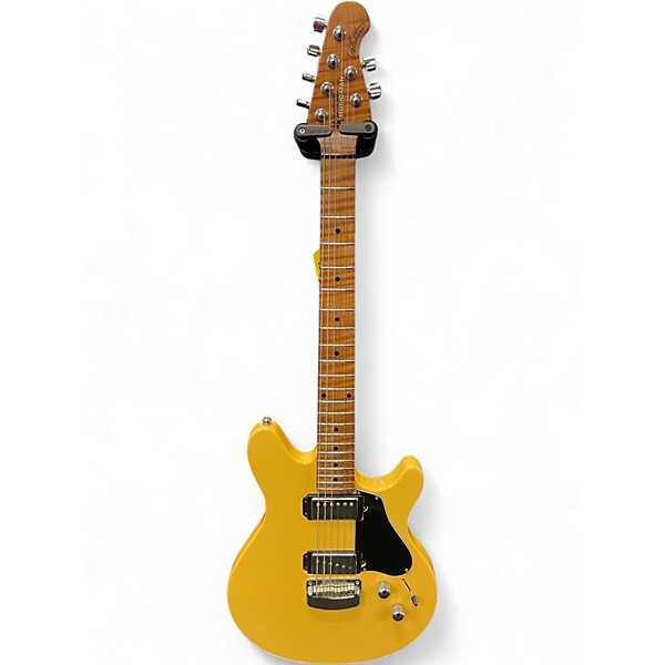 Used Ernie Ball Music Man Valentine Yellow Solid Body Electric Guitar