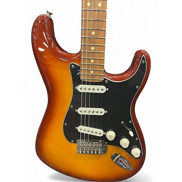 Used Fender Standard Stratocaster 2 Color Sunburst Solid Body Electric Guitar
