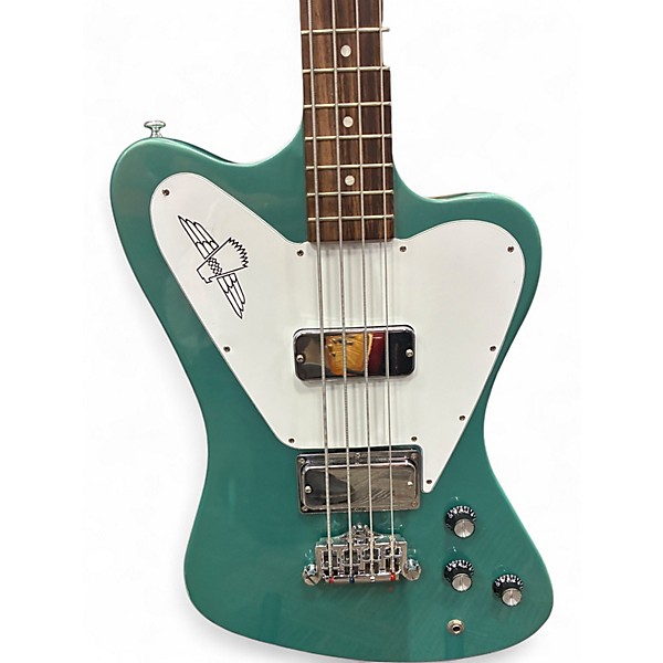 Used 2021 Gibson Thunderbird Non Reverse Inverness Green Electric Bass Guitar