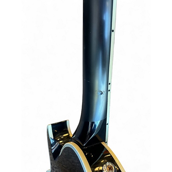 Used Schecter Guitar Research Solo-II Custom Natural Top Black Back Solid Body Electric Guitar