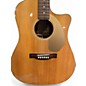 Used Fender Sonoran SCE California Custom Dreadnought Natural Acoustic Electric Guitar