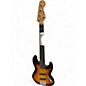 Used Squier Jazz Bass Deluxe Tobacco Burst Electric Bass Guitar thumbnail