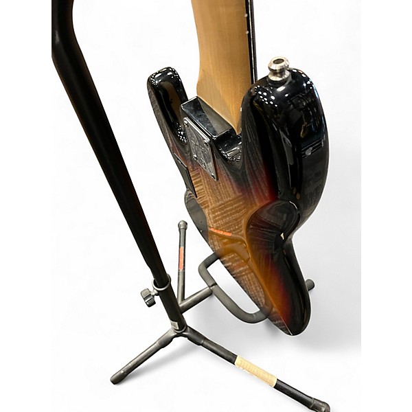 Used Squier Jazz Bass Deluxe Tobacco Burst Electric Bass Guitar