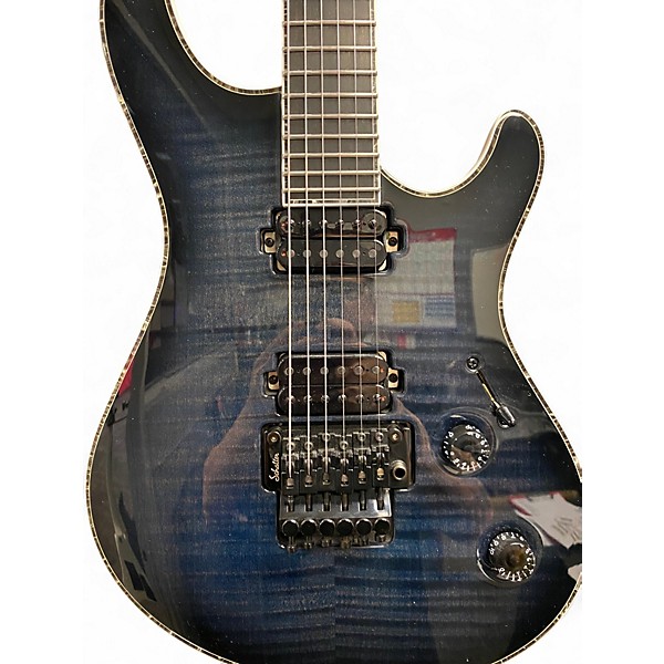 Used Mayones REGIUS PRO 6 TRANS DIRTY BLUE  BURST GLOSS Solid Body Electric Guitar