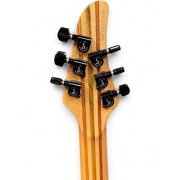 Used Mayones REGIUS PRO 6 TRANS DIRTY BLUE  BURST GLOSS Solid Body Electric Guitar