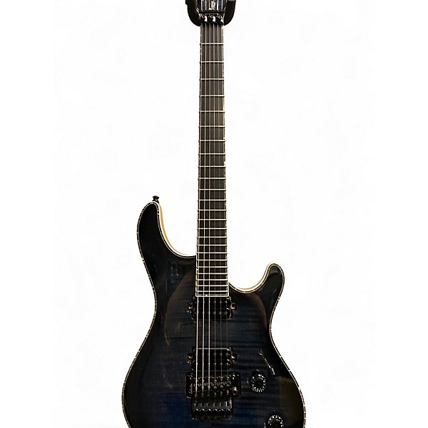 Used Mayones REGIUS PRO 6 TRANS DIRTY BLUE  BURST GLOSS Solid Body Electric Guitar