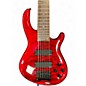 Used Dean Edge 6 6 String Trans Crimson Red Electric Bass Guitar