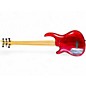 Used Dean Edge 6 6 String Trans Crimson Red Electric Bass Guitar