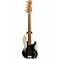 Used Fender Player Plus Active Precision Bass Black and White Electric Bass Guitar thumbnail