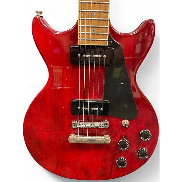 Used Hofner DOUBLE CUT P90 Trans Red Solid Body Electric Guitar