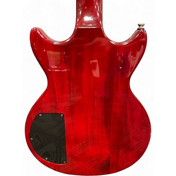 Used Hofner DOUBLE CUT P90 Trans Red Solid Body Electric Guitar