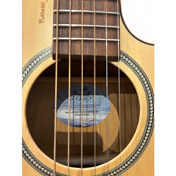 Used Seagull Natural Elements Heart of Wild Cherry CW Folk Natural Acoustic Electric Guitar