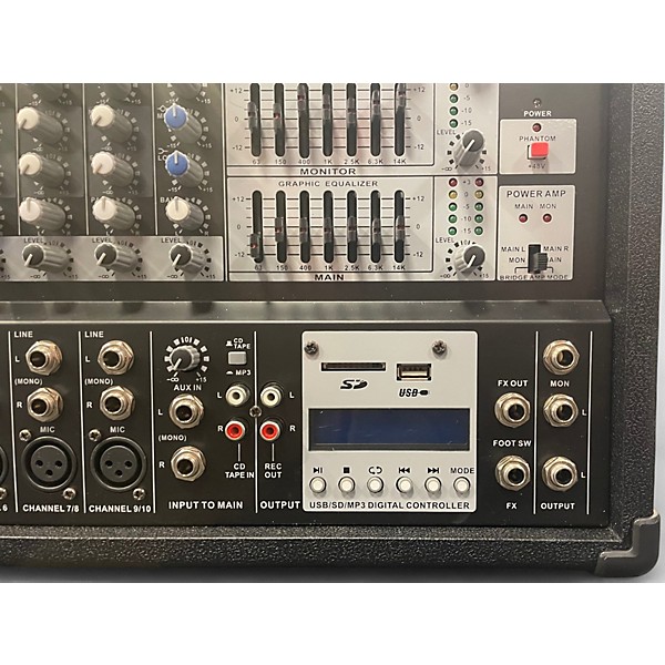 Used 5 Core MX 12CH AMP Powered Mixer