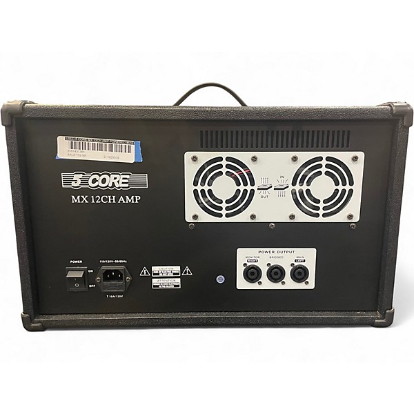 Used 5 Core MX 12CH AMP Powered Mixer