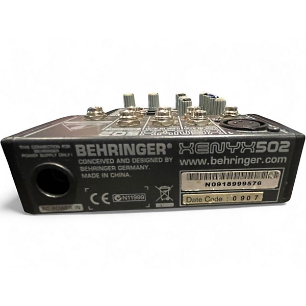 Used Behringer Xenyx 502 Unpowered Mixer