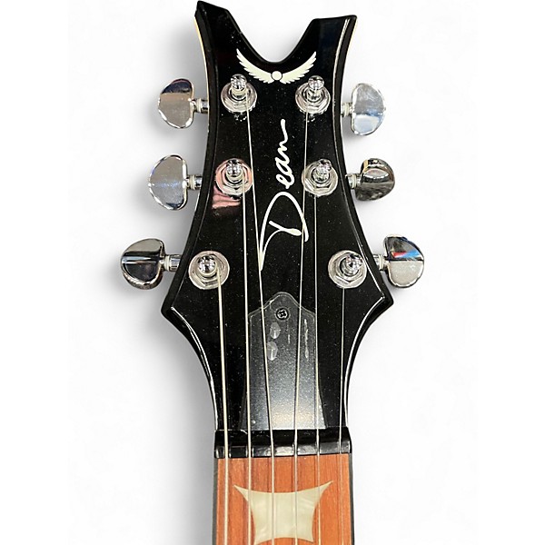 Used Dean Icon X Black Solid Body Electric Guitar