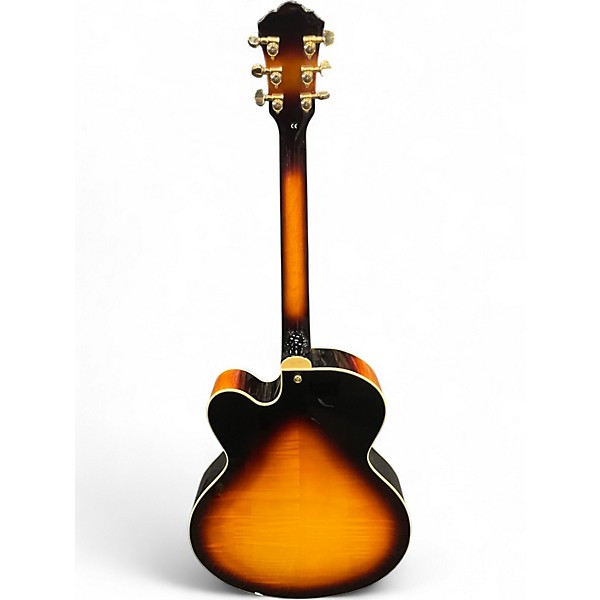 Used Washburn J-5 Tobacco Burst Hollow Body Electric Guitar