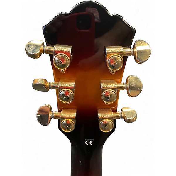 Used Washburn J-5 Tobacco Burst Hollow Body Electric Guitar