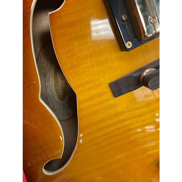 Used Washburn J-5 Tobacco Burst Hollow Body Electric Guitar