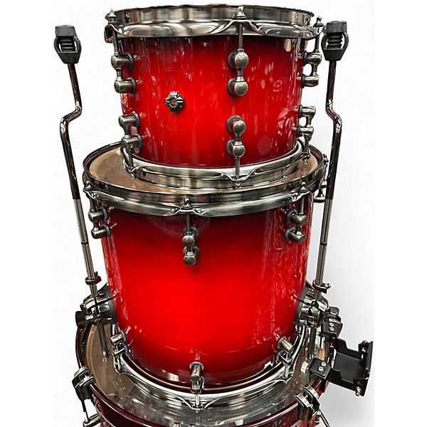 Used Mapex 3 Piece Versatus Black Panther Design Lab Bop Drum Kit Rose Burst Drum Kit