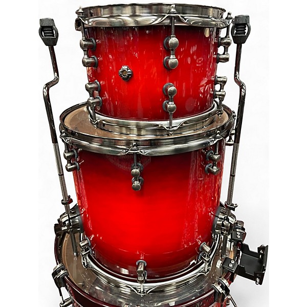 Used Mapex 3 Piece Versatus Black Panther Design Lab Bop Drum Kit Rose Burst Drum Kit