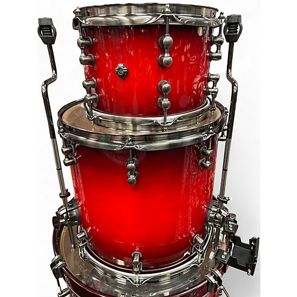 Used Mapex 3 Piece Versatus Black Panther Design Lab Bop Drum Kit Rose Burst Drum Kit