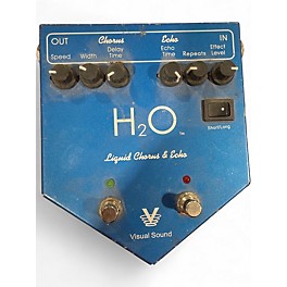 Used Visual Sound H2O Liquid Chorus Echo Effect Processor