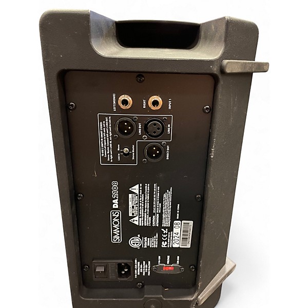 Used Simmons DA2108 Powered Speaker