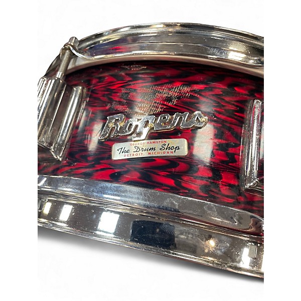 Vintage 1960s Rogers 14in Dynasonic Red Onyx Drum