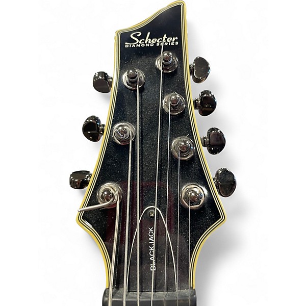 Used 2005 Schecter Guitar Research C7 Blackjack Black Solid Body Electric Guitar