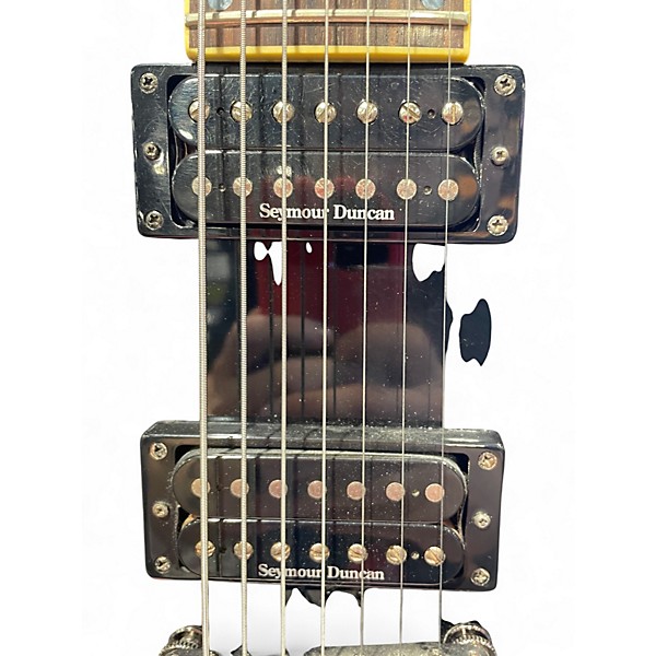 Used 2005 Schecter Guitar Research C7 Blackjack Black Solid Body Electric Guitar