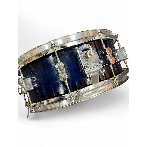 Used PDP by DW 14X5.5 Concept Maple Snare Drum Blue Burst Drum