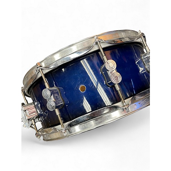 Used PDP by DW 14X5.5 Concept Maple Snare Drum Blue Burst Drum