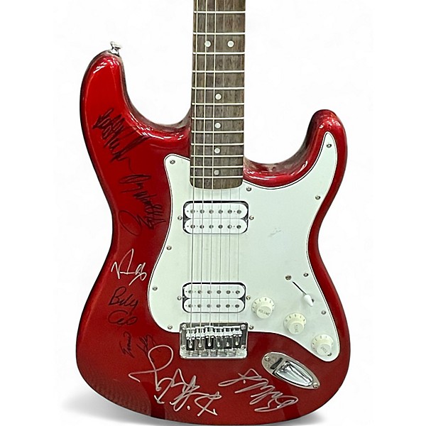 Used Squier Bullet HH Candy Apple Red Solid Body Electric Guitar