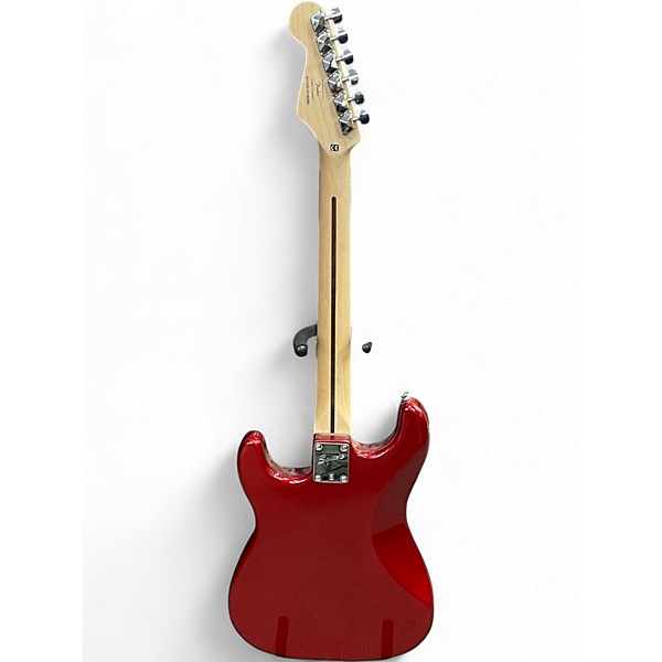 Used Squier Bullet HH Candy Apple Red Solid Body Electric Guitar