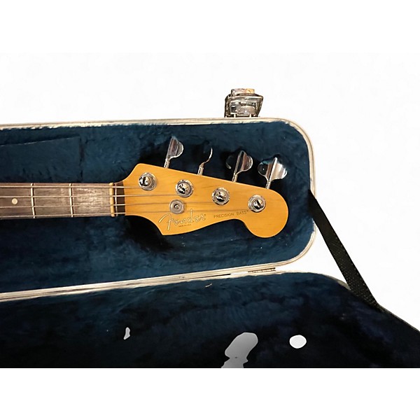 Vintage 1996 Fender P-bass Deluxe Crimson burst Electric Bass Guitar