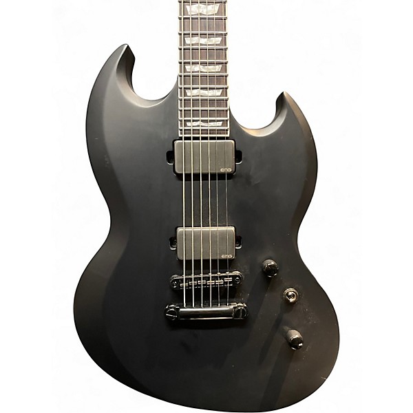 Used ESP LTD Viper 1000B Deluxe Satin Black Baritone Guitars