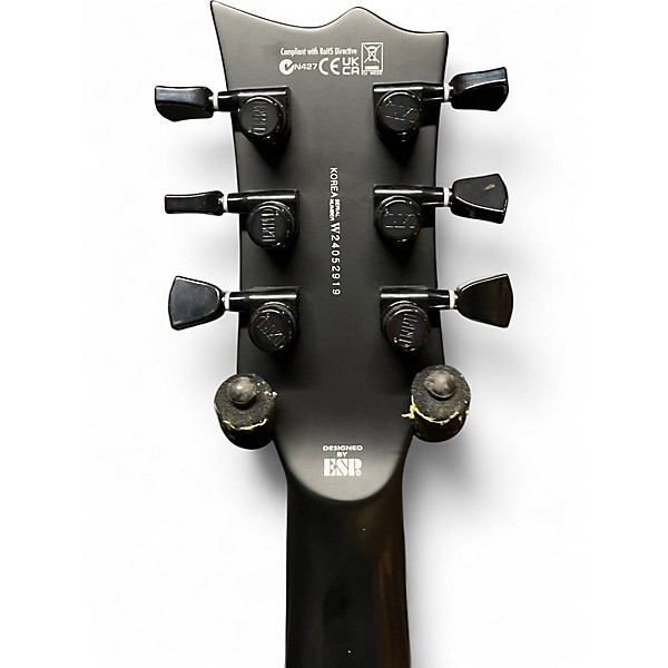 Used ESP LTD Viper 1000B Deluxe Satin Black Baritone Guitars