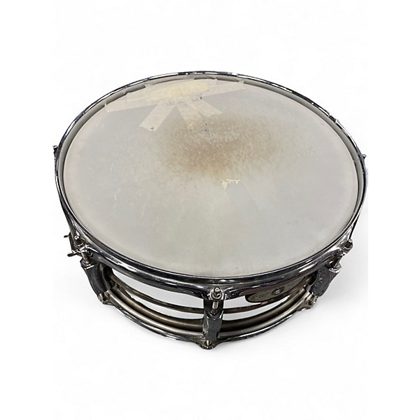 Used Pearl 14X5.5 Sensitone Snare Metallic Silver Drum