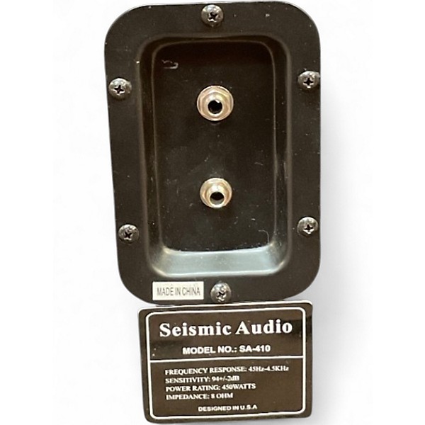 Used Seismic Audio sa410 Bass Cabinet