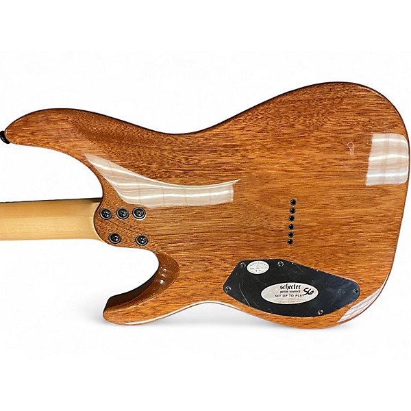 Used Schecter Guitar Research CR-6 AQUABURST Solid Body Electric Guitar