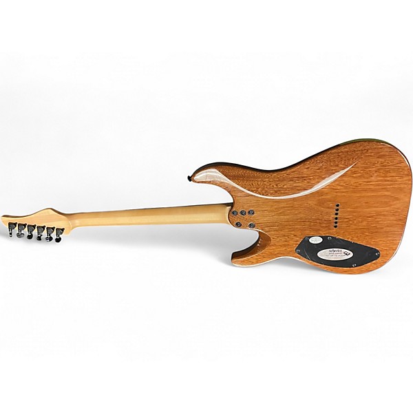 Used Schecter Guitar Research CR-6 AQUABURST Solid Body Electric Guitar