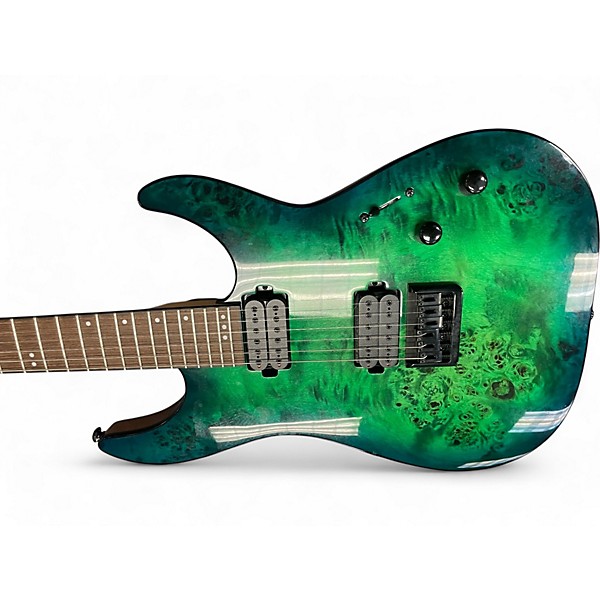 Used Schecter Guitar Research CR-6 AQUABURST Solid Body Electric Guitar