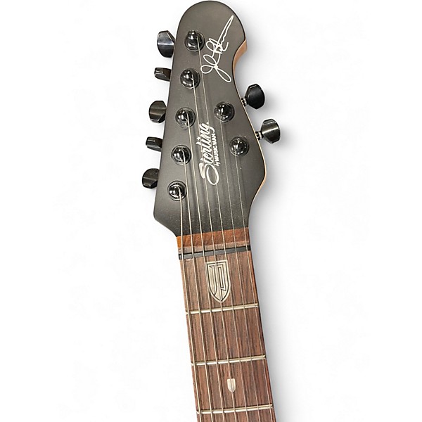 Used Sterling by Music Man JP70 John Petrucci Signature STEALTH BLACK Solid Body Electric Guitar