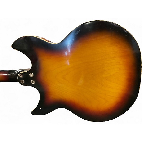 Used 1960s Harmony H81 REBEL Sunburst Hollow Body Electric Guitar