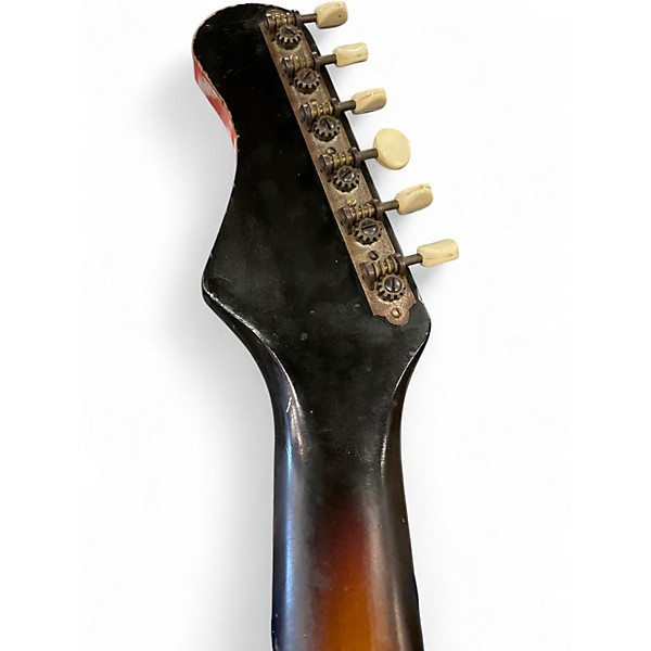 Used 1960s Harmony H81 REBEL Sunburst Hollow Body Electric Guitar