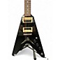 Used Dean V Stealth Black Solid Body Electric Guitar