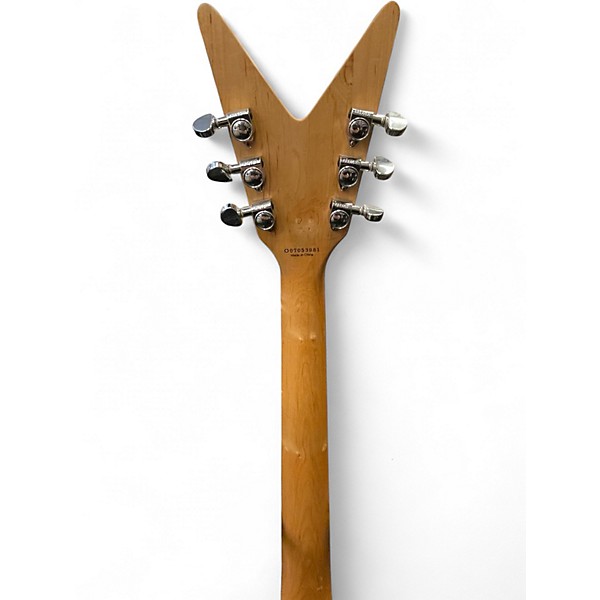 Used Dean V Stealth Black Solid Body Electric Guitar