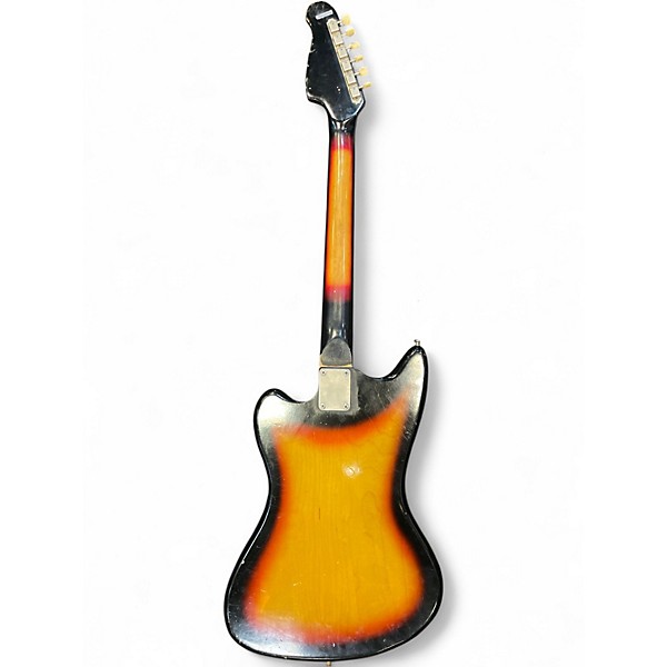 Vintage 1960s Supro normandy Sunburst Solid Body Electric Guitar